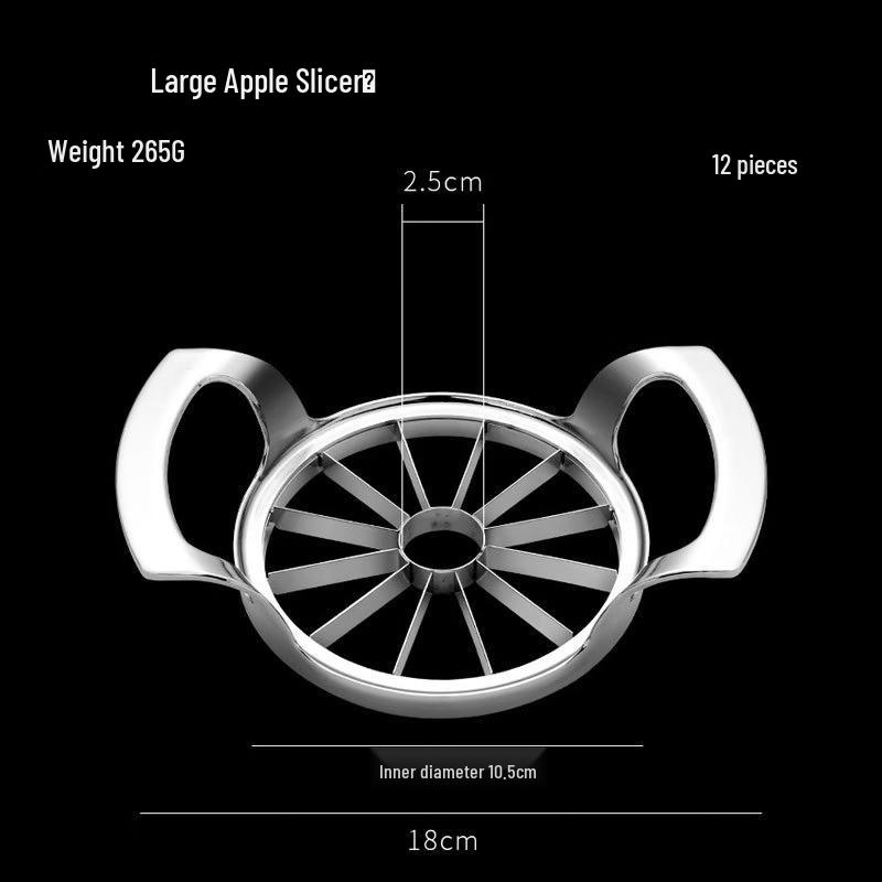 

ZISIZ Large Stainless Steel Apple Slicer & Corer