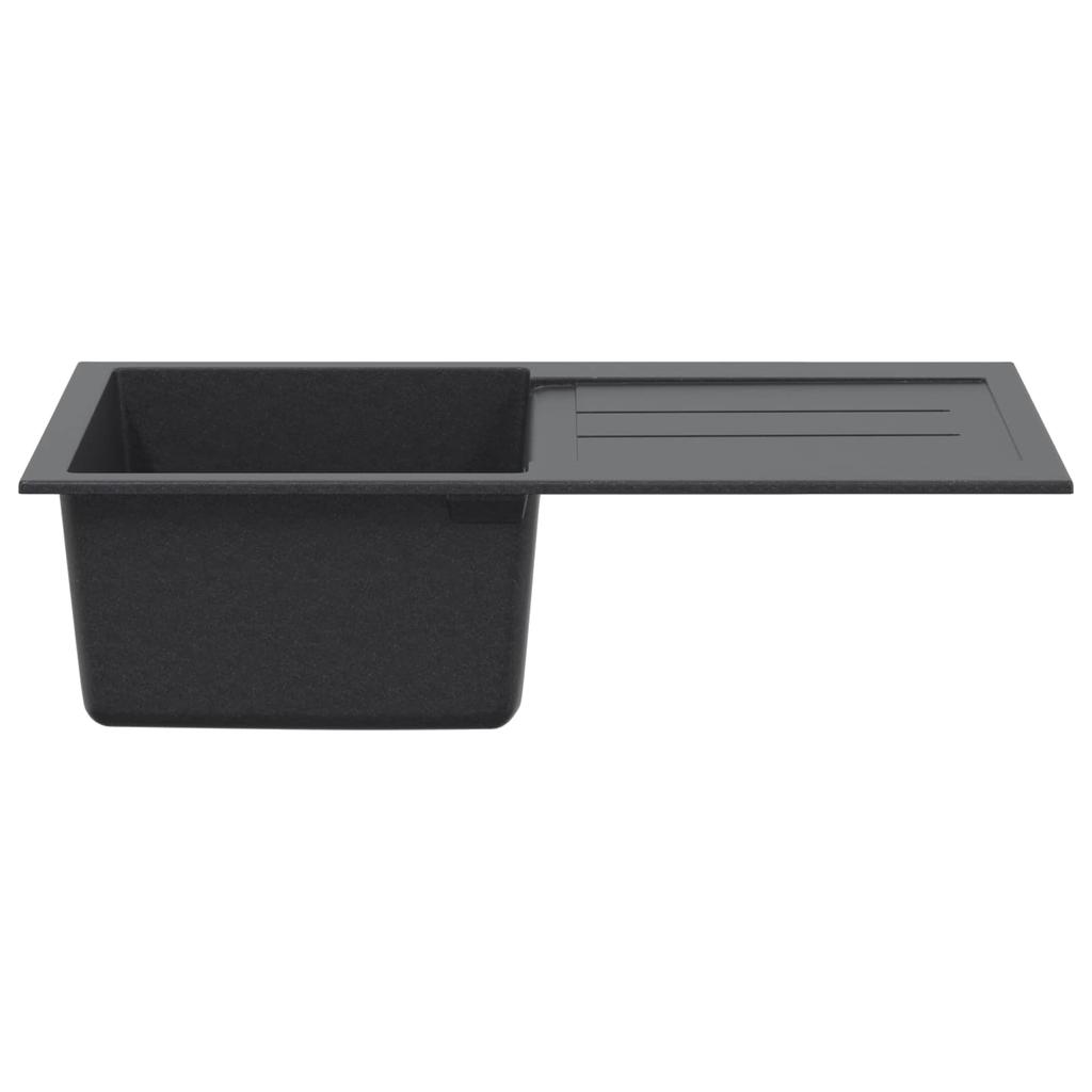 Kitchen Sink Single Bowl Granite 78 X 50 X 20 Cm Graphite