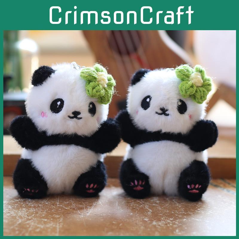 Panda Stuffed Animal Pendant With Pp Cotton Filling For Kids And Teens