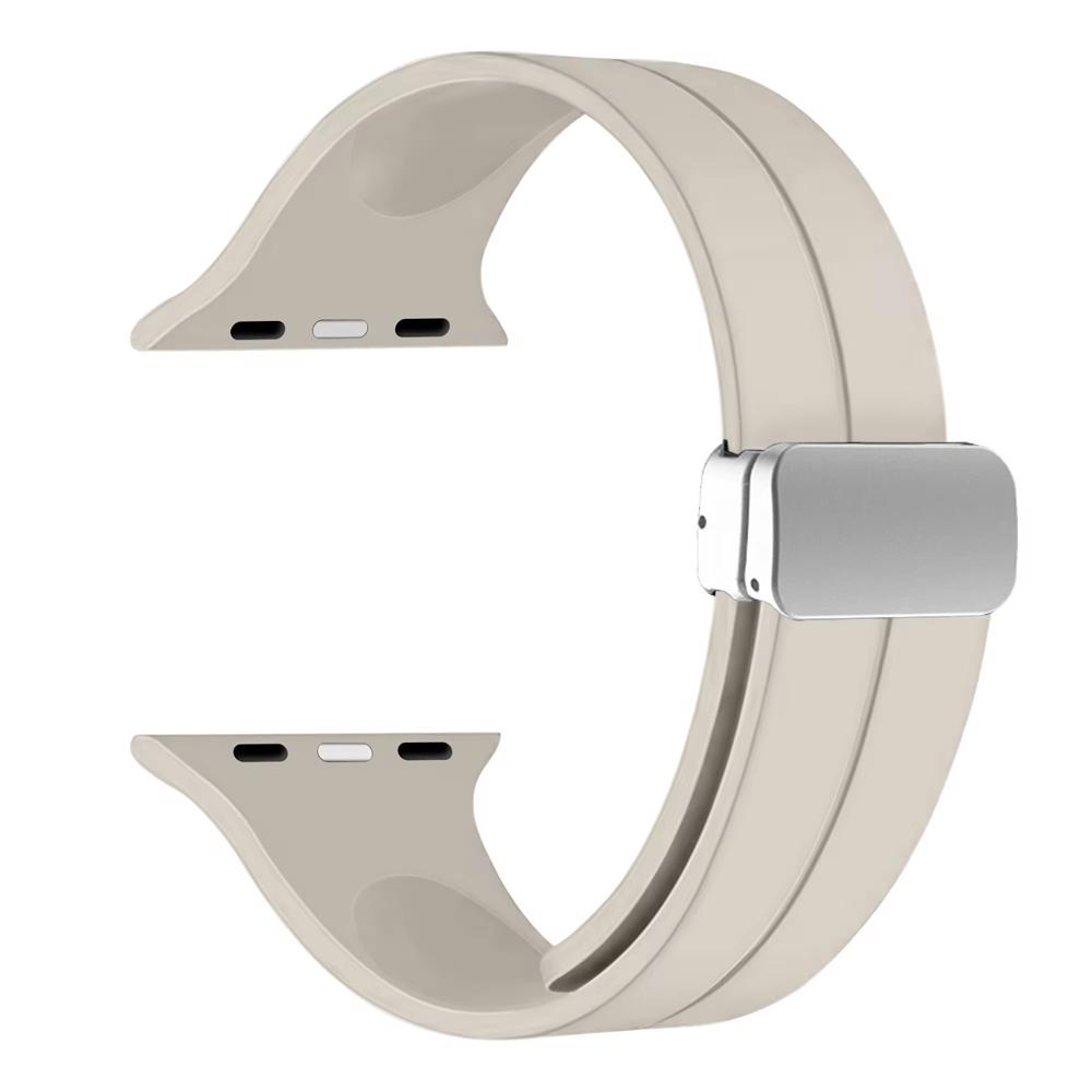 Silicone Strap For Apple watch 11 Band 46mm 45mm 44mm 41mm 49mm 42mm Magnetic Bracelet correa iWatch Series 9 8 10 7 SE 6 Ultra
