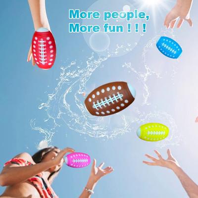 1/6 szt. Wodna piłka nożna zabawka wielokrotnego użytku szybkie napełnianie kula wodna lato na zewnątrz plaża basen dzieci dorośli napełniana rugby zabawka do walki wodnej