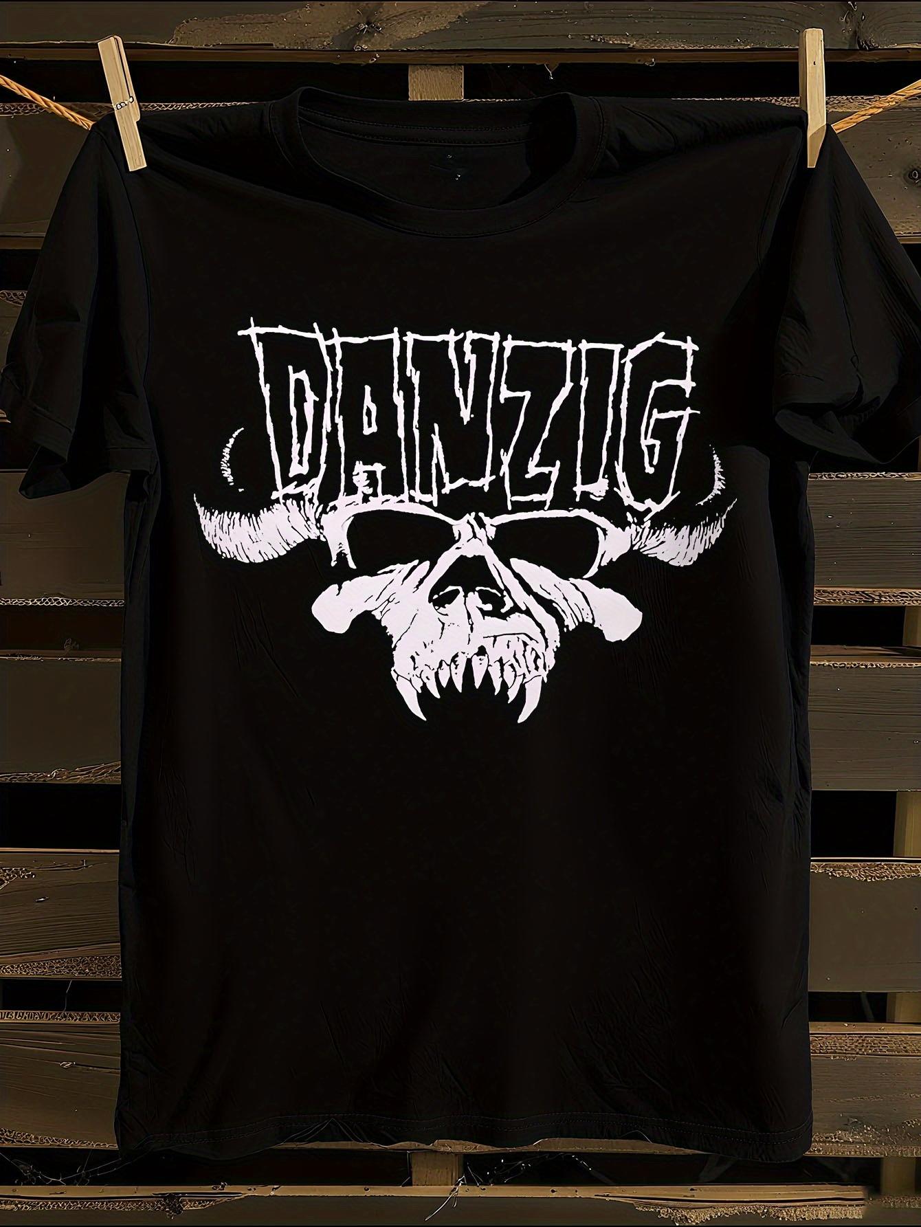 Danzig Logo Skull Graphic Tshirt M