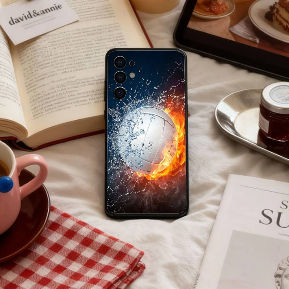 Splash W-Water Polo Sports   Phone Case For Samsung S 25,24,23,22,30,21,10,9,Ultra,Plus,Lite,FE,4,5 G Soft Black Case