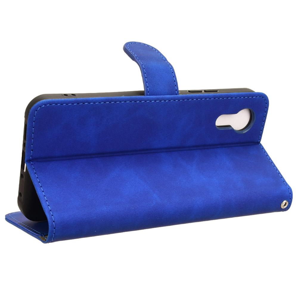 Für Samsung Galaxy Xcover7 Handyhülle Skin-Touch Folio PU Leder Brieftasche Cover