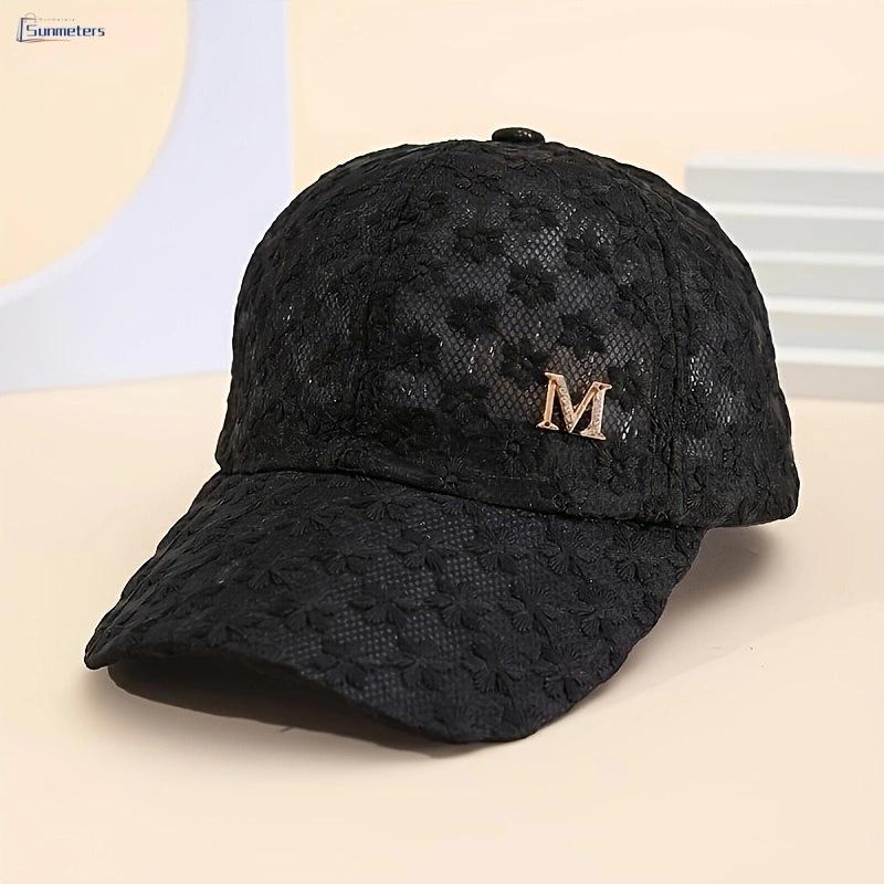 

Fashion Women s Breathable Lace Cap, Floral Embroidered Baseball Cap, Lightweight Adjustable Sun Hat for Summer Daily & Outdoor One size fits all