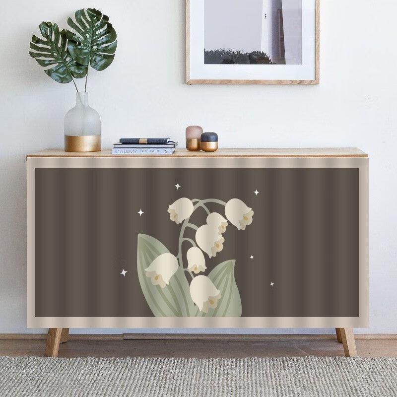 

Velcro Flannel Cabinet Privacy Curtain
