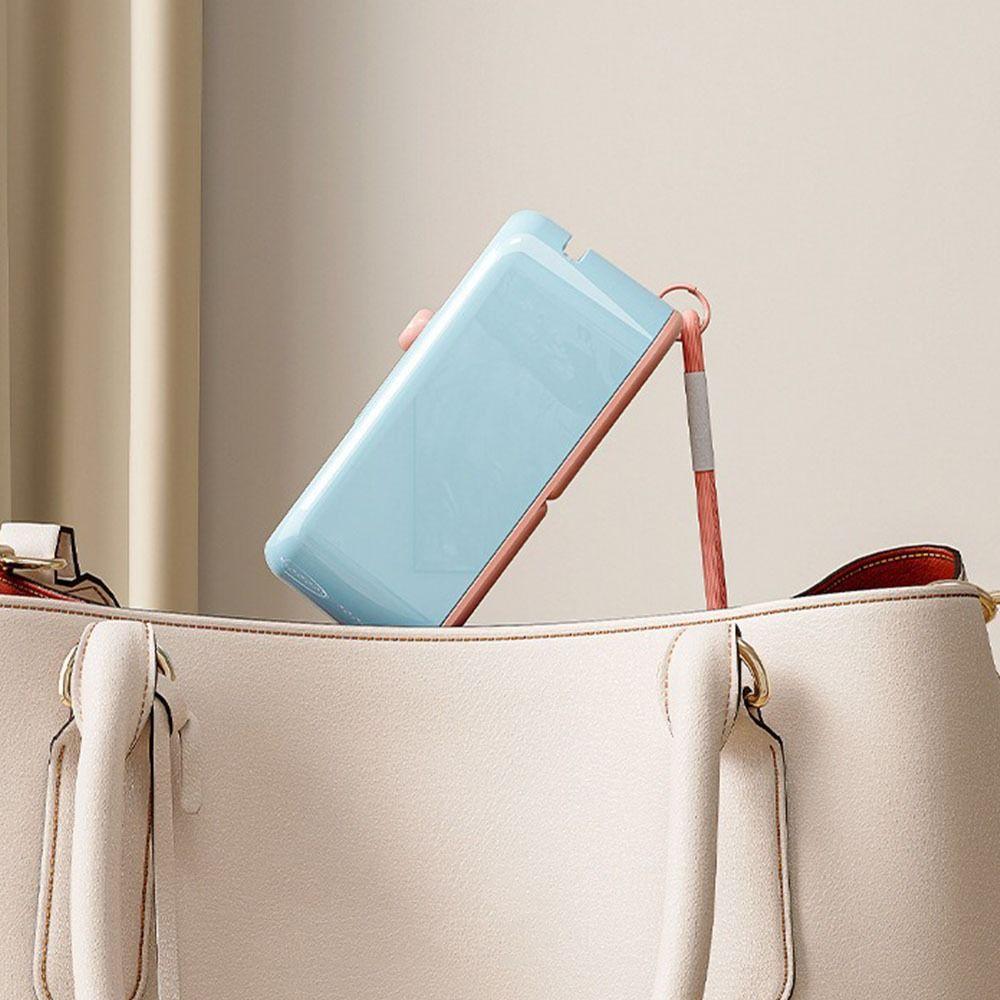 Oral Care Automatic Ejectable Floss Dispenser with 10Pcs Floss Disposable Flossing Sticks Floss Stick Organizer Convenient