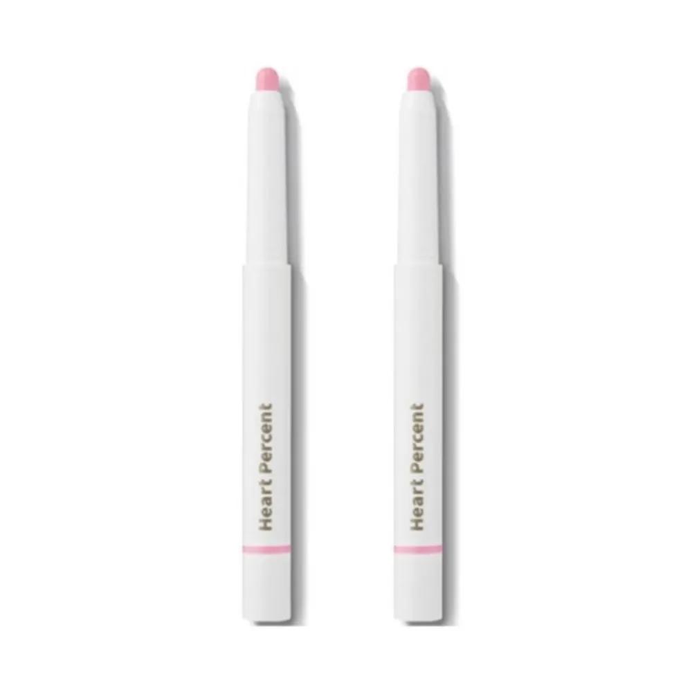 Heart Percent Long-Lasting Lipstick Pencil 04 Strawberry Milk x 2