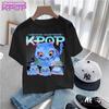 KPop Demon Hunters Kids Clothes 2025 Hot Anime Cotton T-shirt Harajuku Girls Casual Shirt Gift Fashion Movie Toddler T Shirts