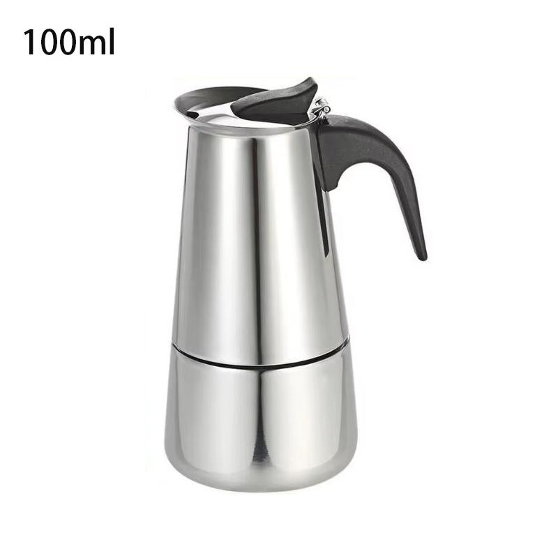 2/4/6/9 Cups Stainless Steel Coffee Maker Pot Moka Pot for Home Espresso Maker Cups Latte Percolator Stove Top Espresso Pots