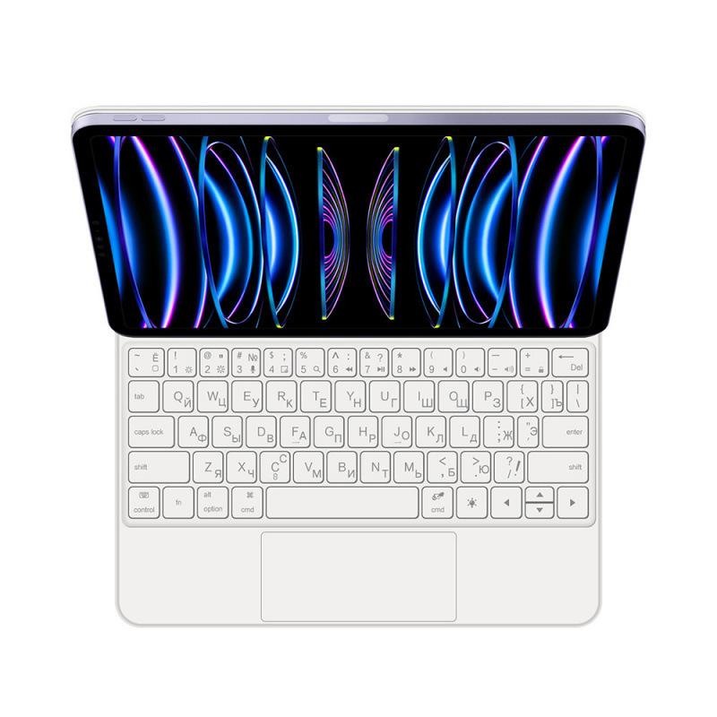 Compatible Bluetooth Magic Keyboard for iPad 11th Gen (A16) and iPad Air 10th Gen (10.9).