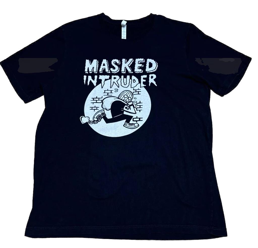 Masked Intruder - Adult Size XL - Pop Punk Rock Band Tee - Black