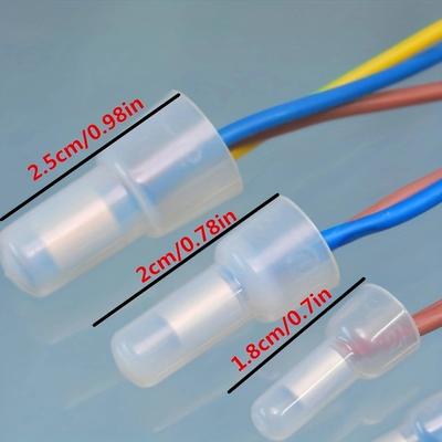 120Pcs 22-16 16-14 12-10 AWG Gauge Wire Connector Terminal Closed End Crimp Cap