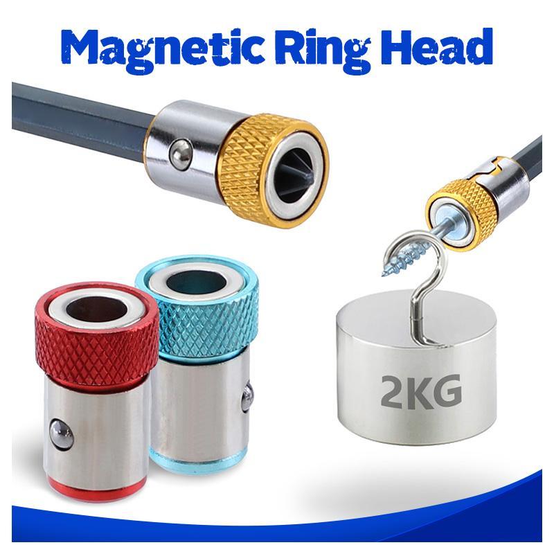 1/3/6 Pcs Magnetic Screwdriver Bit Holder Ring With Strong Magnetic Anti Slip Design For Home Repair Woodworking Diy Projects