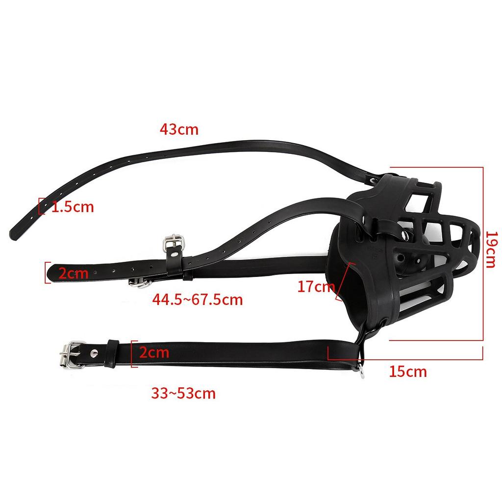 Leather Adjustable Sex Toy Net Hole Ball Black Mouth Mask Gag Leather Adult Sex Tool BDSM Slave Training