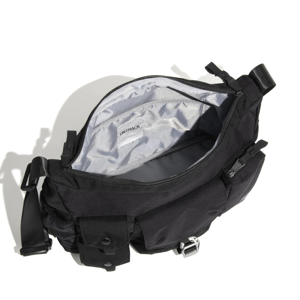 Urban Climber Shoulder Bag for Men and Durable 60524 Black [Antrack] Women, 9L, Casual, Material, Functional,