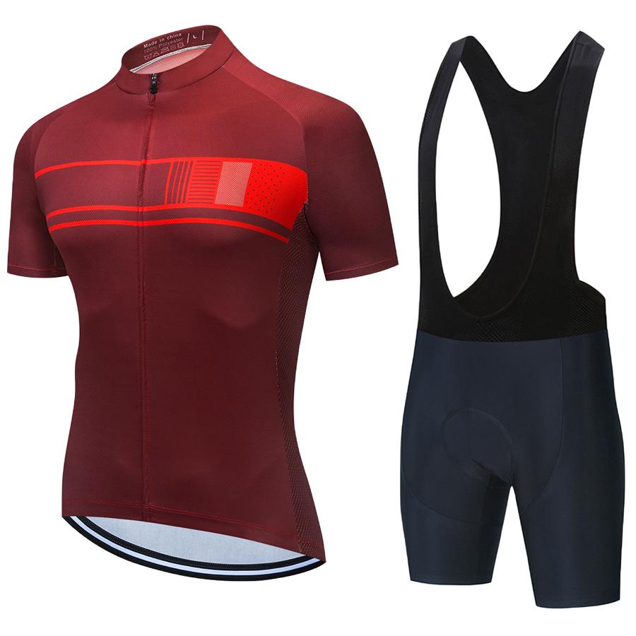 2025 Pro Cycling Set Summer Cycling Jersey Set Bike Cycling Clothing Breathable MTB Bicycle Sportswear Suit Men Cycling Clothes