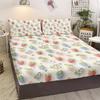 Cotton Strawberry 3-Piece Bedding Set, Country Style With 2 Pillowcases, Suitable For Living Room And Bedroom (Traditional)