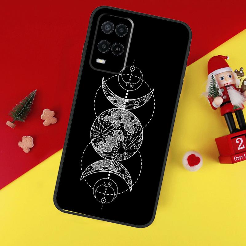 Occult Witchcraft Moon Gothic Witch For OPPO A79 A57 A77 A5 A9 A53S A52 A72 A96 A76 A16 A54 A74 A94 A38 A58 A78 A15 A17 Case