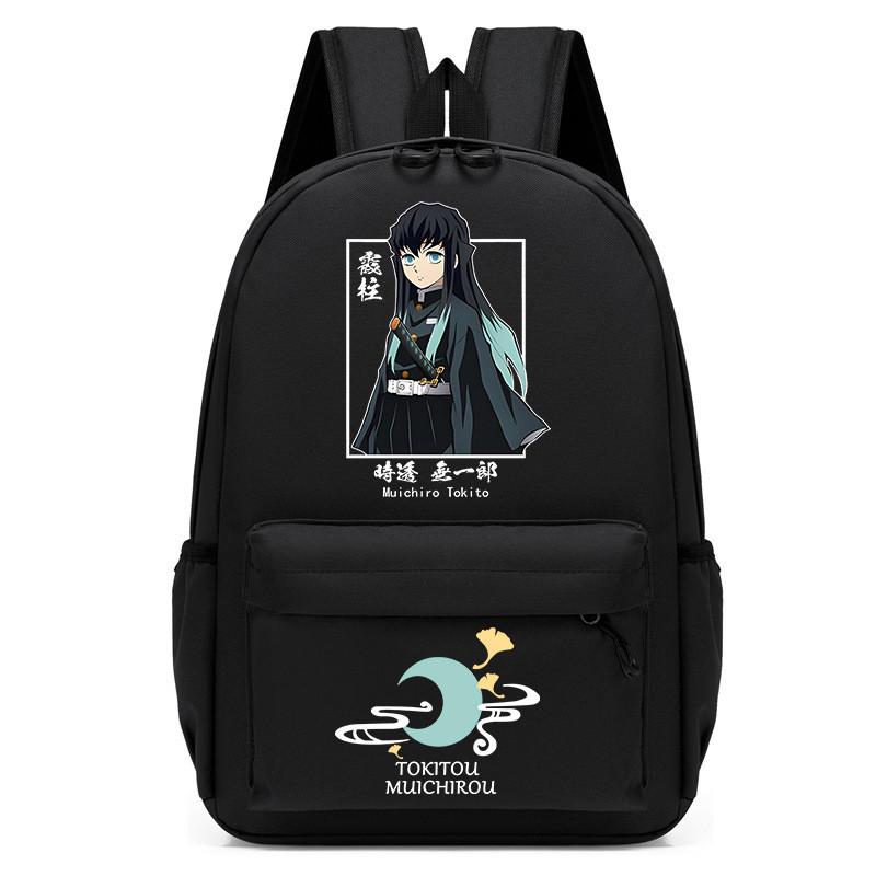Demon Slayer Anime Print Backpack Student School Lightweight Small Bag