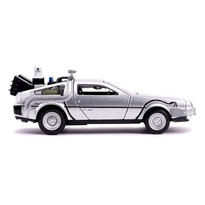 Collectible Miniature Car - JADA TOYS - DE LOREAN Back To the Future II - Steering Wheel - Silver - 1/32