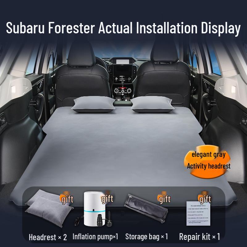 Subaru Forester Inflatable Car Bed: Auto Trunk Mattress & Rear Seat Sleeping Pad