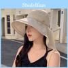 Breathable Sun Hat With Wide Brim And Shoulder Cape For Hiking And Beach Use