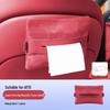 Compatible with Zhi Jie R7/S7: Magnetic Suede Plush Tissue Holder Box for Car Interiors