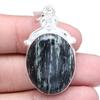 Pendant Star Galaxi Gemstone Handmade Mother'Day Silver Jewelry 1.75"