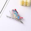 9-Color Painted Butterfly Hairpin - Ancient Style Shark Clip Ornament