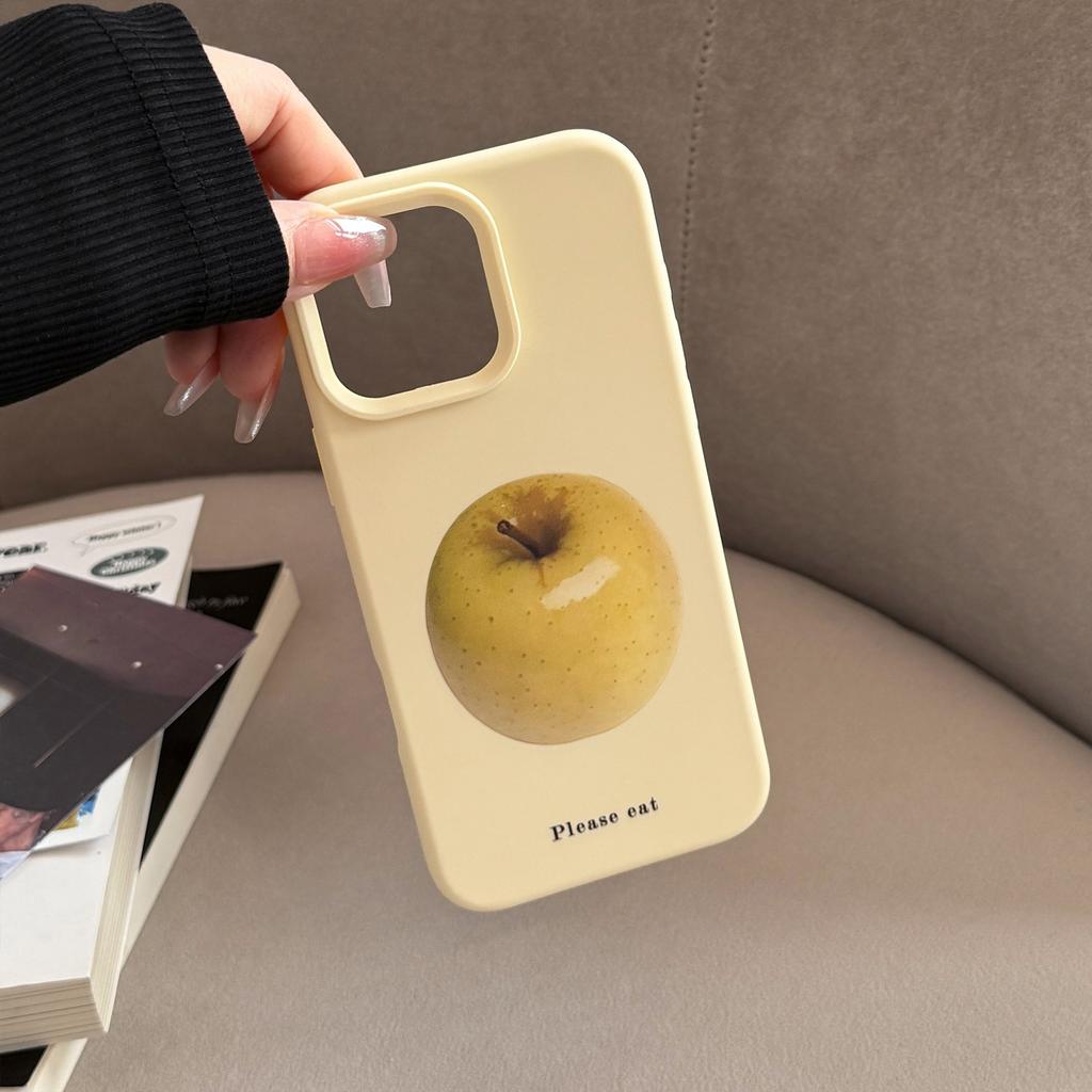 Fruit Suitable for Apple 16pro Max Mobile Phone Case Iphone17 Artistic Personality 14 Silicone 13 Soft 15