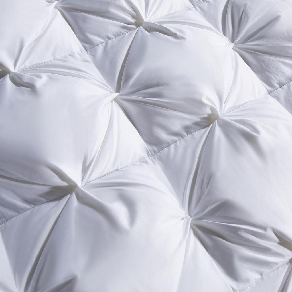 Court Style Soft Silk Twist Solid Color Down Quilt Shell - Silent Semi-Finished Version