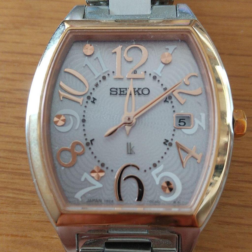 Used Price Reduction Seiko Lukia Solar Radio-Controlled Watch
