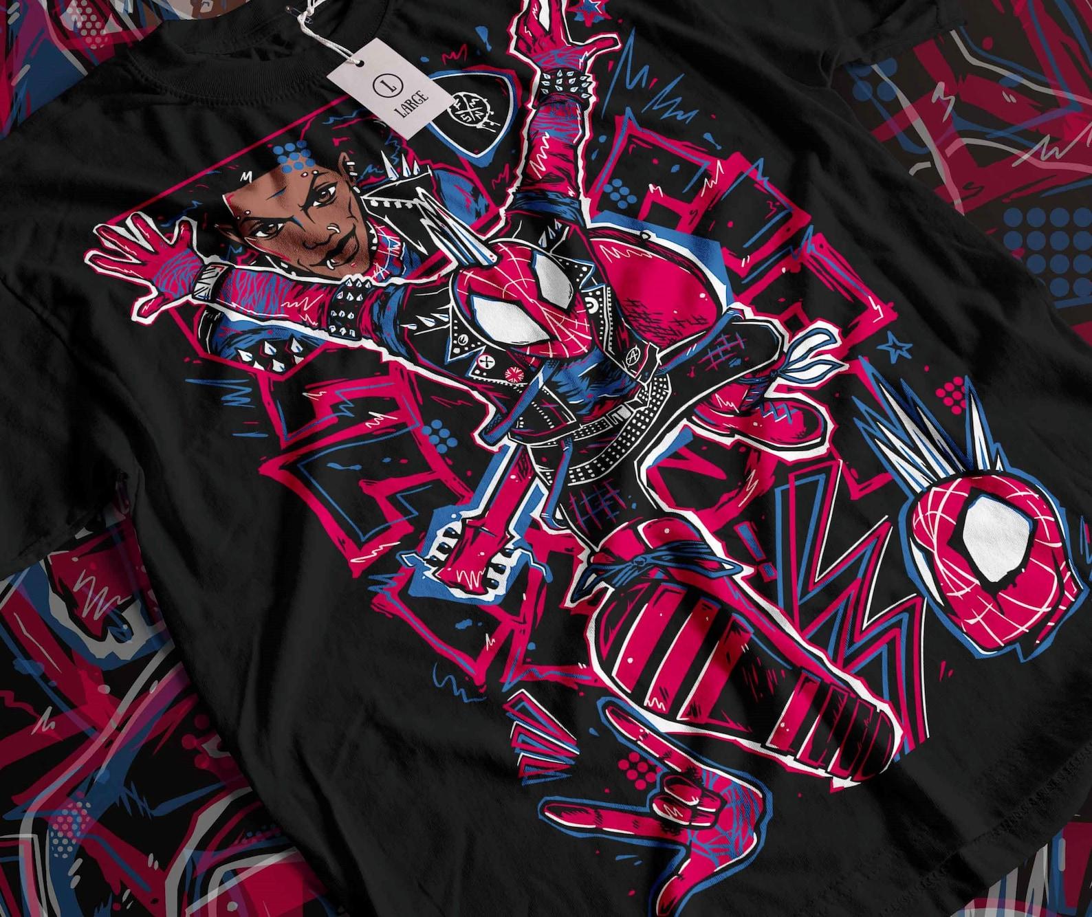 Unisex Spiderman T-Shirt, Spider-Man Shirt, Superhero Shirt, Spiderman Lover Shirt, Retro Family Spider Shirt XL