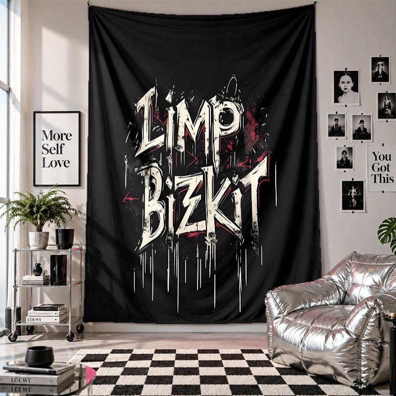 Wall TapestryLimp Bizkit Art Hanging Cloth Decorative Background Cover for Room Decoration