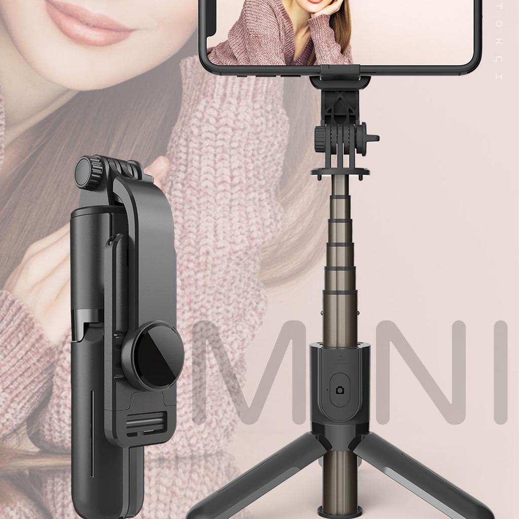 Bluetooth remote control mobile phone selfie stick aluminum alloy mini selfie stick multi-function live broadcast bracket