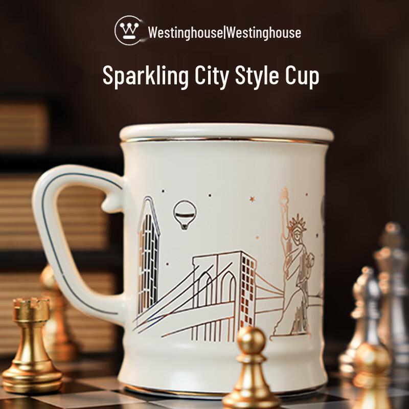 Westinghouse Ceramic Mug with Lid