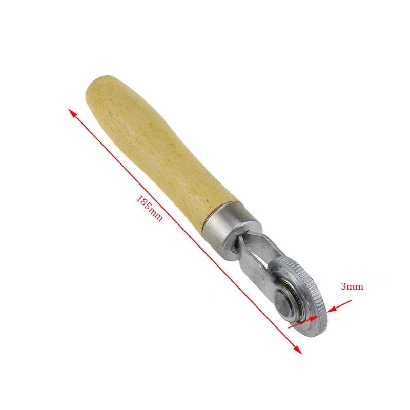Car Tire Repair Tool Roller Auto Patch Roller Motorcycle Wheel Repair With Wooden Handle Tire Repairing Tools For Automotive