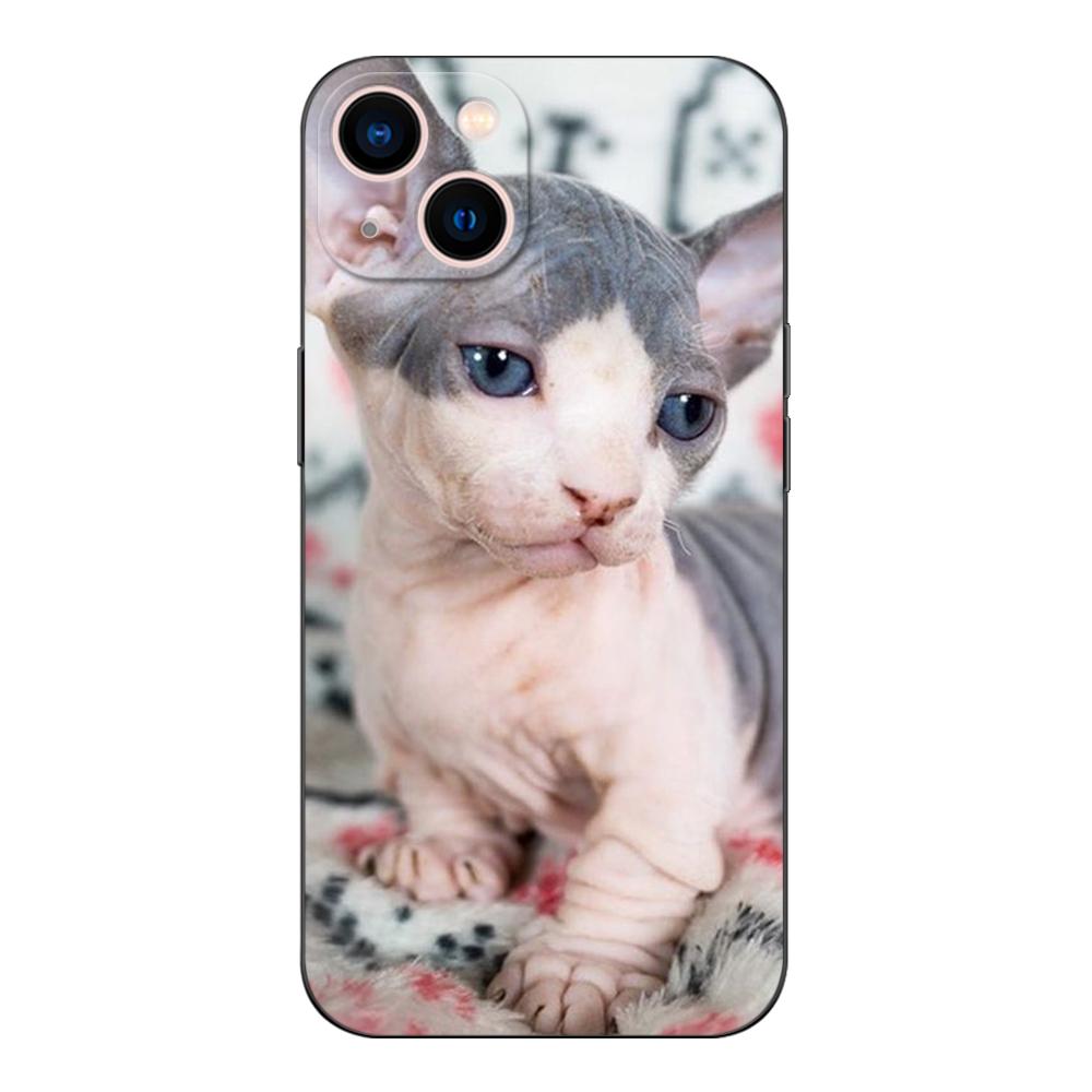 Black Tpu Case For Motorola Edge 20 Lite Pro 2021 S Moto E20 E30 E40 E7 4G G 5G Plus Sphynx Cat