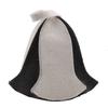 Gorro de Sauna Anti Calor Fieltro de Lana Grueso Gorro de Ducha Turbante para el Cabello Toalla de Secado Rápido Sombreros Toalla Accesorios para Baño de Sauna