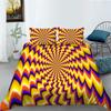 3D Color Pattern Bedding Single Double Bed Full Size Luxury Family Pillowcases and Quilt Covers 2-3 Pieces