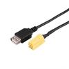 Car Mini ISO 6Pin Connector Plug USB Adapter Cable for Alfa Romeo Fiat Grande Punto