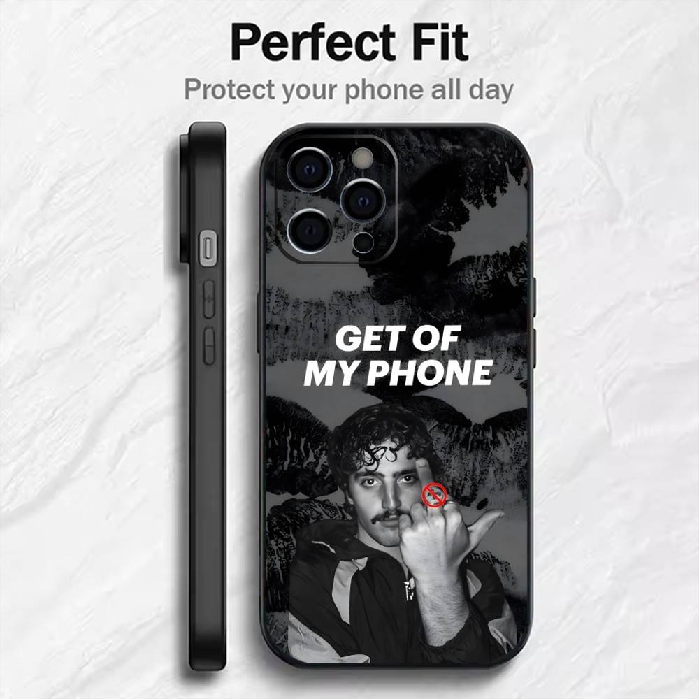 Beautiful Things B-Benson B-Boone-e Phone Case For iPhone17,16,15,14,13,12 Plus,Max Soft Silicone Black Cover