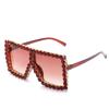 Fashion Oversized Sunglasses With Uv400 Protection For Summer Outdoor Wear