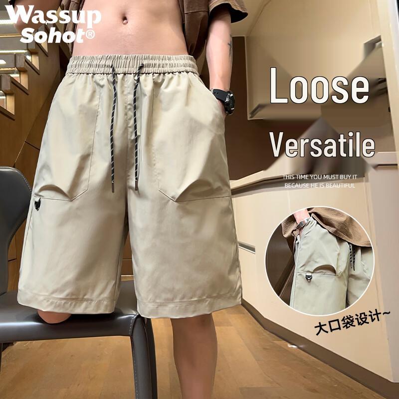 Wassup Sohot Men s Quick-Dry Casual Shorts M