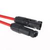 Power Solar Connectors 20A Y-Branch Cable, Solar Cable Parallel Adaptor In Pair For Solar Panel 1*M/Ff+1*F/Mm Black Red Power