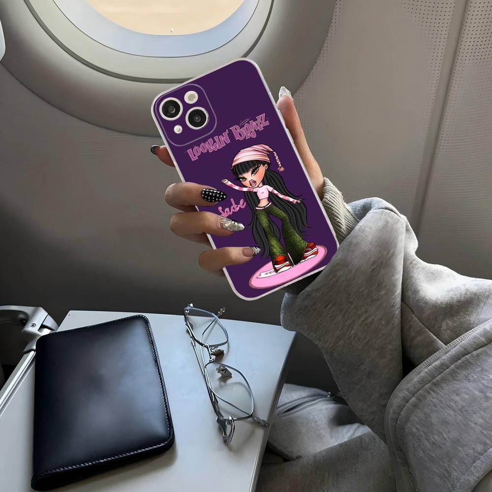 B-Bratzs Phone Case For iPhone 17 16 15 14 13 11 12 Pro Max 16 Plus Transparent