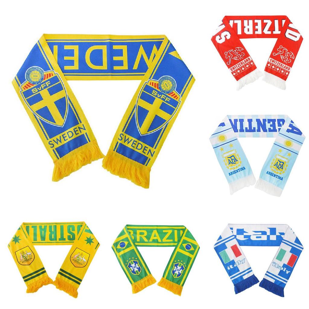 European Cup Soccer Scarf With Quickdry Cotton Fabric For Fans And Collectors