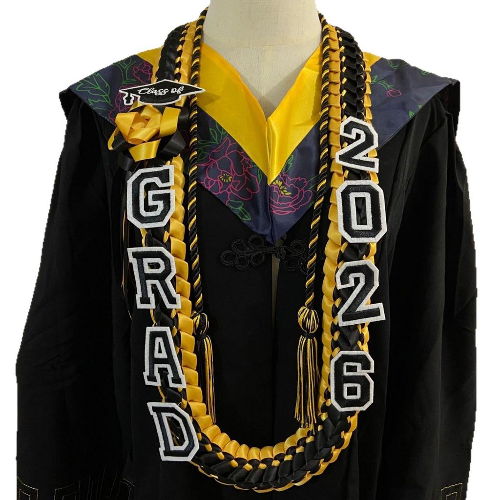 2026 Graduation Ceremony Award Garland Wide Double Layer Graduation Honor Cord Combination