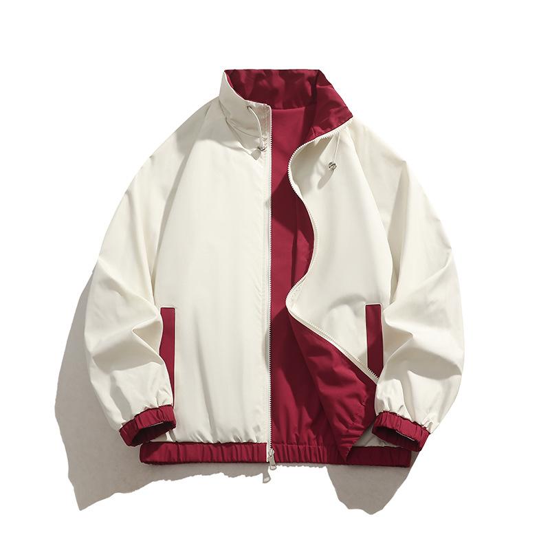 Men's Jacket Lovers Sports Outdoor Jacket Men and Women Wear the Same Double-sided Loose Casual Coat
